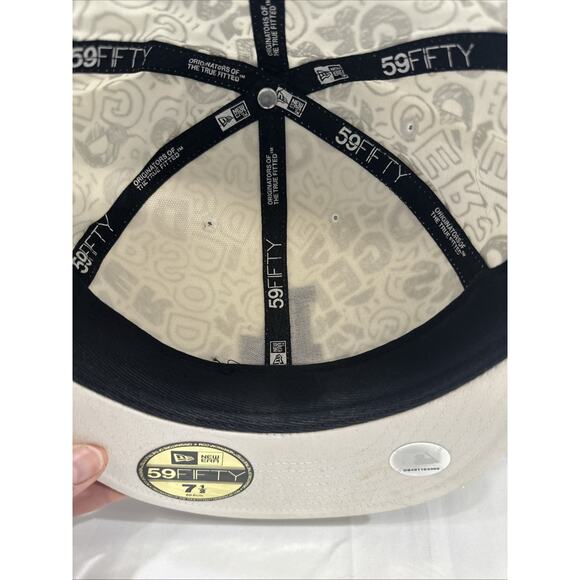 L.A Dodgers MLB 2015 Writersblock 59FIFTY NEW ERA Men Flat Brim Fit Hat 7 1/2 - Picture 8 of 9
